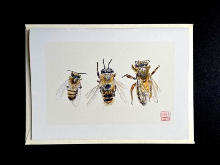 Carte de Vœux Les Abeilles